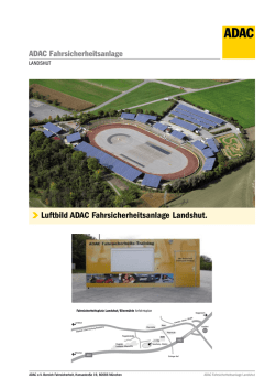 Luftbild ADAC Fahrsicherheitsanlage Landshut.