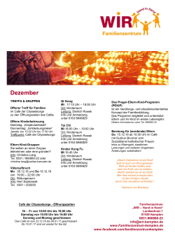 Dezember - Familienzentrum Kempten
