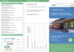 Info und Anmeldung - Klinikum der Universität München