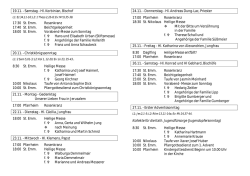 Die aktuellen Pfarrnachrichten finden Sie hier. - sankt