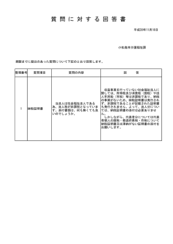 質問に対する回答書 [PDFファイル／57KB]