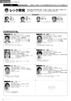 レック興発 - テニス日本リーグ