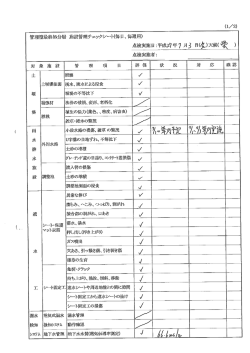 平成27年7月の点検記録635KB