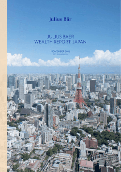 JAPAN - Julius Baer