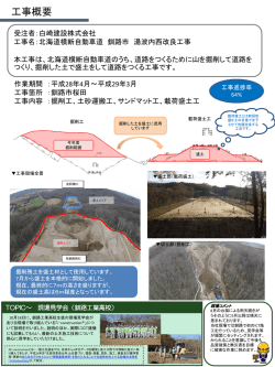 北海道横断自動車道 釧路市 湯波内西改良工事