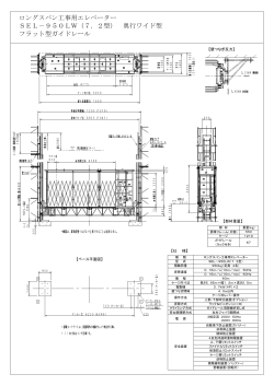 ロングスパン工事用エレベーター SEL－950LW（7．2型） 奥行ワイド型
