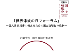 世界津波の日フォーラム