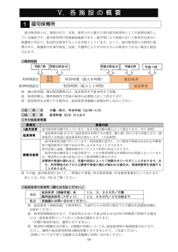 Ⅴ. 各 施 設 の 概 要