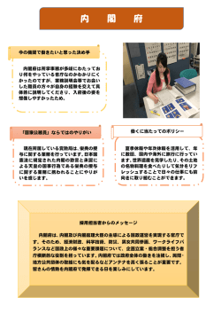 内 閣 府