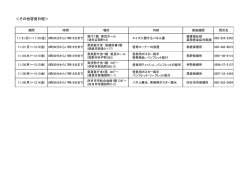 ＜その他啓発日程＞