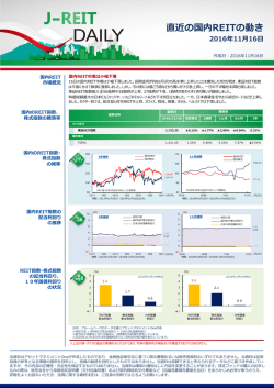 J-REIT DAILY 11/16号