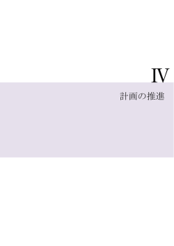 計画の推進