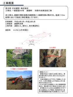 一般国道44号 釧路町 別保中央東改良工事