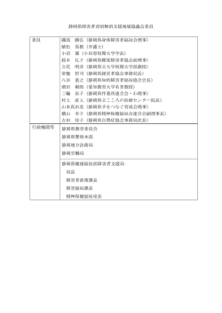 静岡県身体障害者福祉会理事