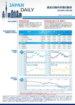 JAPAN DAILY 11/15号