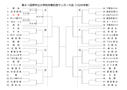 D H 第41回堺市立小学校卒業記念サッカー大会（H24年度