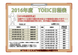 公開テスト TOEIC-IP