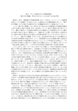 南スーダンに派遣される自衛隊部隊に 「駆け付け警護」等