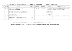 豊川市音羽文化ホール(ウィンディアホール)豊川市赤坂町松本 250 番地