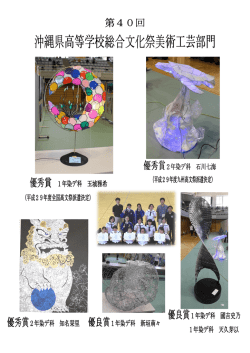 第40回高校総合文化祭美術部門入賞作品