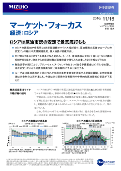 マーケット・フォーカス