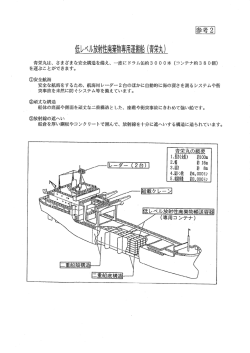 参考2：低レベル放射性廃棄物専用運搬船（青栄丸） [PDF 60.06KB]