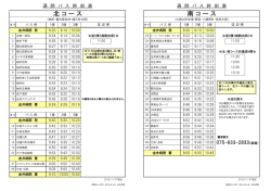 通院バス時刻表 - 医療法人社団 淀さんせん会 金井病院