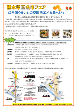 「なみへい」玉名市フェアチラシ(PDF 約864KB)
