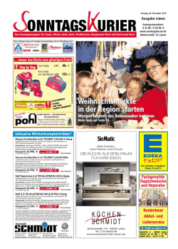 Sonntagskurier, Ausgabe: SKLuenen, vom: Sonntag, 20. November