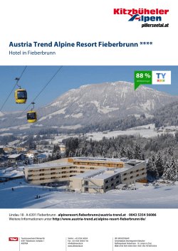 Austria Trend Alpine Resort Fieberbrunn in Fieberbrunn