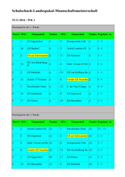 WK1Paar. - SG Rot