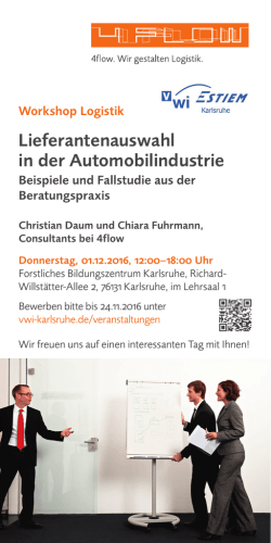 Lieferantenauswahl in der Automobilindustrie