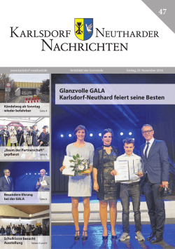 Glanzvolle GALA Karlsdorf-Neuthard feiert seine