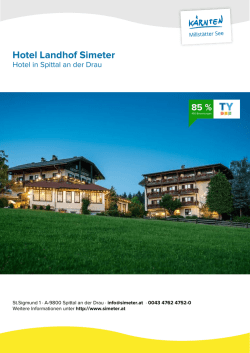 Hotel Landhof Simeter in Spittal an der Drau