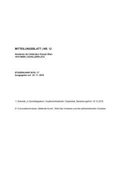 JF Rektorat 14 - a[ - Akademie der bildenden K&uuml;nste Wien