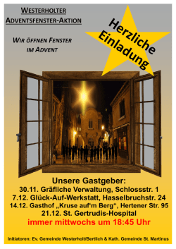Herzliche Einladung