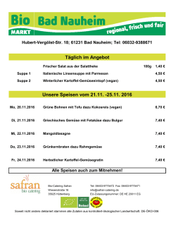 Bio Markt Bad Nauheim  - Safran Bio
