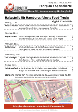 (Normannenweg, HH-Borgfelde), KW 47, 21.11 - Lunch