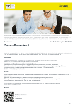 IT Access Manager Job in Hannover