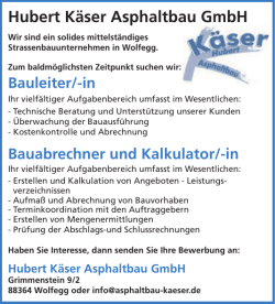 Hubert K&auml;ser Asphaltbau GmbH