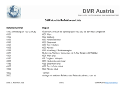 DMR Austria Reflektoren
