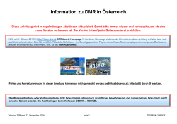 Anleitung DMR In Oesterreich
