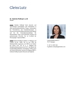 Dr. Gabriele Ro&szlig;kopf, LL.M.