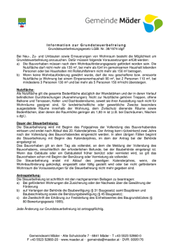 Information zur Grundsteuerbefreiung hg