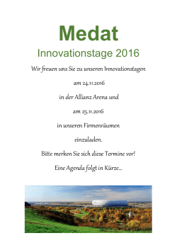 Innovationstage 2016