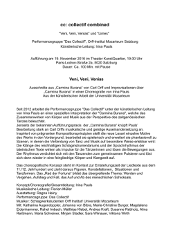 Informationen - Carl Orff Institut Salzburg