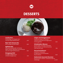 desserts
