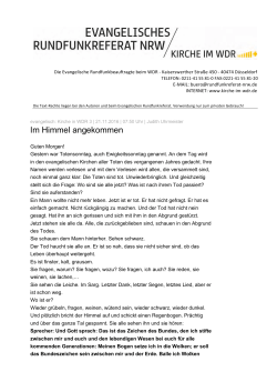 Im Himmel angekommen
