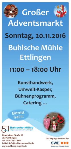Gro&szlig;er Adventsmarkt