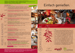 Einfach genie&szlig;en. - Hoflieferant Munz